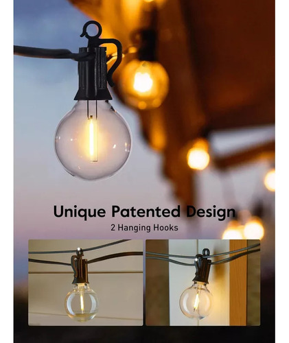 Luz De Cadena Al Aire Libre G40 Luz De Jardín Led Esférica