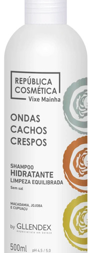 Gllendex Vixe Mainha Shampoo + Gelatina Modeladora Rulos 6c