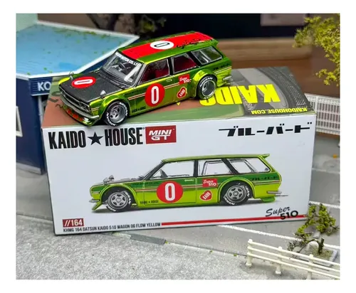 Miniatura Datsun 510 Wagon Kaido House Minigt Og Flow 1:64