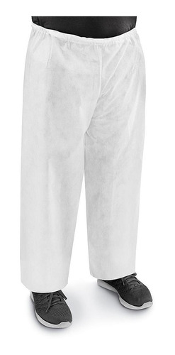 Pantalones Quirúrgicos Desechables - Blancos, 2eg - 50/paq