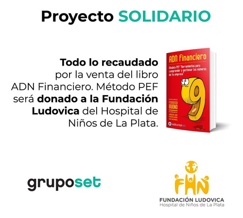 Imagen 2 de 4 de Libro Adn Financiero. Método Pef. Proyecto Solidario.