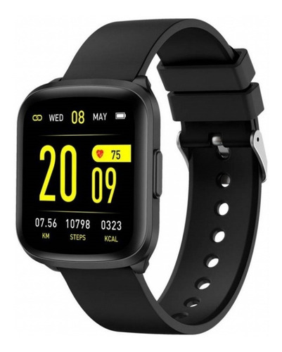 Smartwatch Hyundai Pulse 5 Monitoreo Deportes Mercadotechno Color de la caja Negro