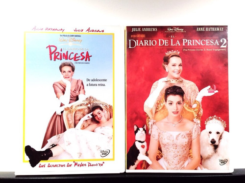 Disney El Diario De La Princesa 1 Y 2 (dvd) Nuevo Y Original