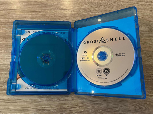 Blu-ray Ghost In The Shell 2d 3d Importado 3d Legendado Ptbr