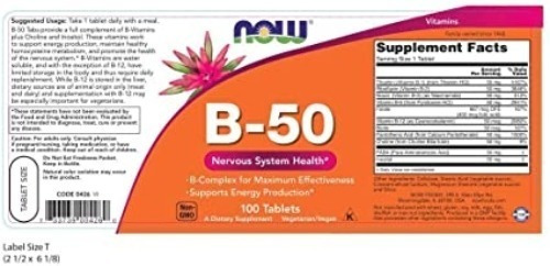 Now B-50 100 Capsulas