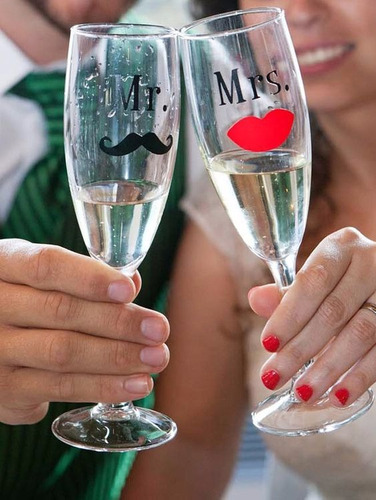 Copas Personalizadas Souvenirs Vinilo Frases Casamiento 15