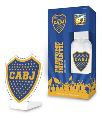 Perfume Infantil Boca Juniors Con Atomizador 65ml