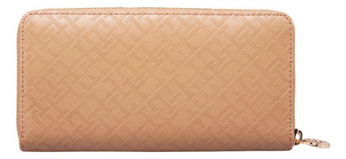 Tommy Hilfiger Cartera Mujer Aw0aw17258 Color Safari Canvas Diseño de la tela Liso