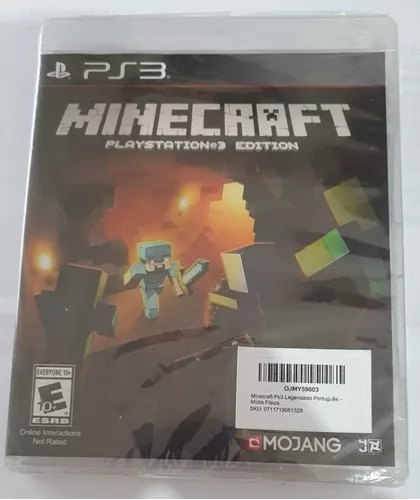 Jogo Minecraft Standard Edition Sony Ps3 Físico