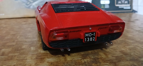 Miniatura Lamborghini Miura 1 18 Anson Com Porosidade Vermelho