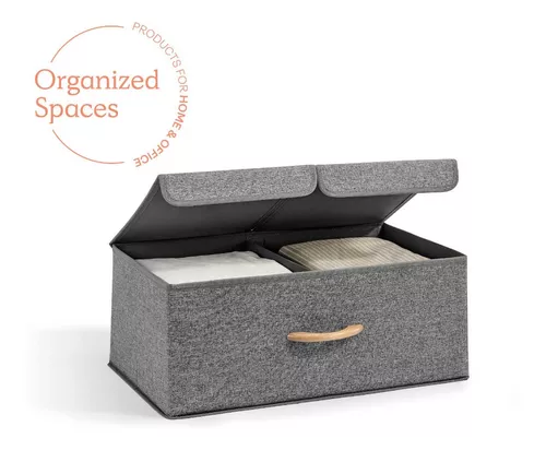 Caja organizadora plegable grande con tapa Homeware