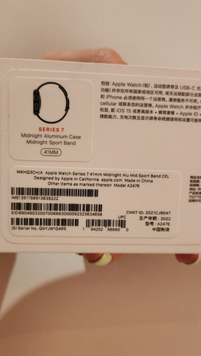 Imagen 4 de 4 de Apple Watch Nuevo 41mm Series 7