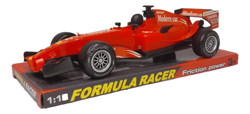 Auto Formula Uno Rojo Con Luz Y Sonido
