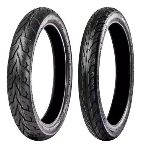 Par Pneu 80/100-18 + 100/80-18 Thorax K677, Cg125 Kenda, S/c