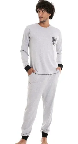 Pijama Hombre Invierno Yacard Pesado Envio Gratis