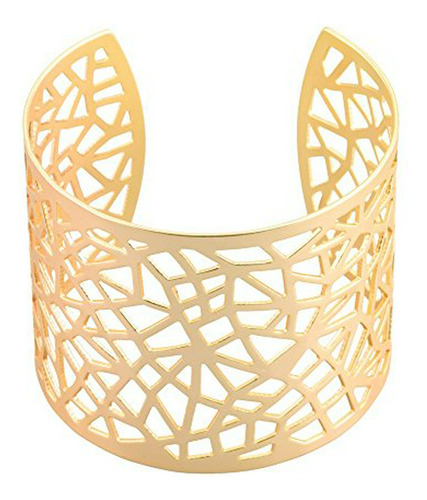 Pulsera Luckyly Brill Hollow - Dorada/plata - Mujer