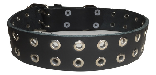 Collar Ancho 4cm 100% Cuero // Para Razas Grandes