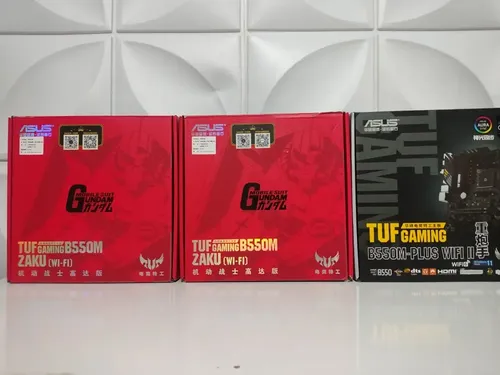 Placa Mãe Am4 Asus Tuf Gaming B550m (wi-fi) Zaku Ii Edition