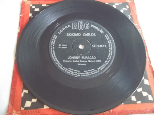 Compacto Erasmo Carlos Sentado A Beira Do Caminho 1969 Rock (Usado)