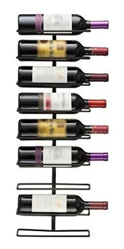 Sorbus Wall Mount Wine Rack Tiene Capacidad Para 9 Botellas