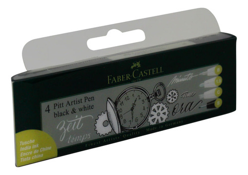 Est. Caneta Pitt B/1.5/c Branca/s Preto - 167151 Cor do exterior Branco