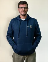 Comprar Buzo Canguro Capucha Hombre Bordado Scania Camión 450 Azul