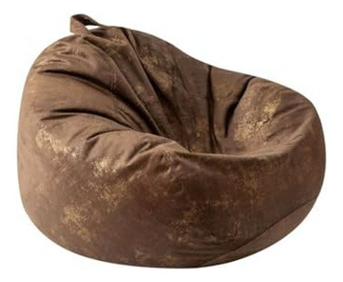 Sillón Bean Bag Redondo Con Relleno Para Sala De Estar