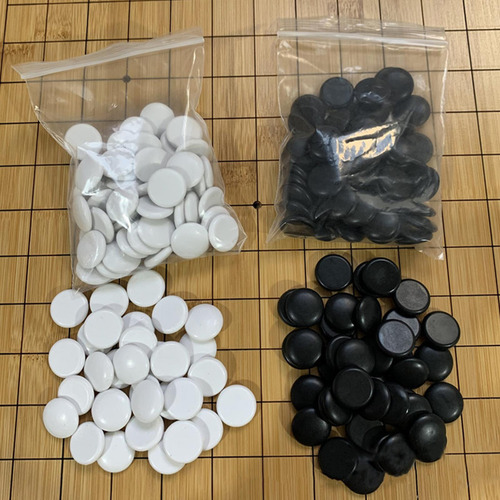 100 Peças Go Jogo De Tabuleiro Peças De Acessórios 2,2 Cm