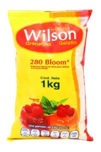 Grenetina Wilson 1kg. 280° Bloom