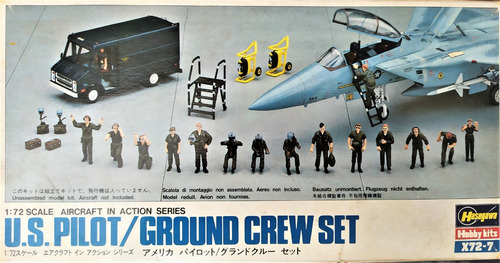 Ground Crew & Pilots Para Aviones Militares En Escala 1/72