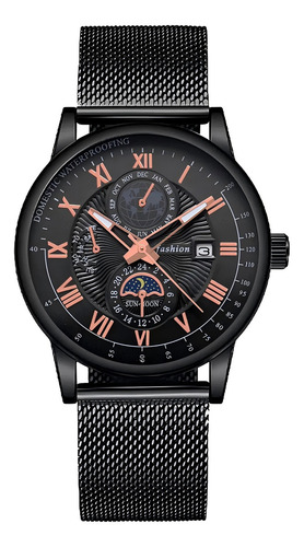 Reloj De Cuarzo Luminoso Calendario Acero Impermeable Hombre Correa De Acero Inoxidable Y Calendario Regalo Sofisticado Para Cumpleaños Aniversario O Eventos Especiales