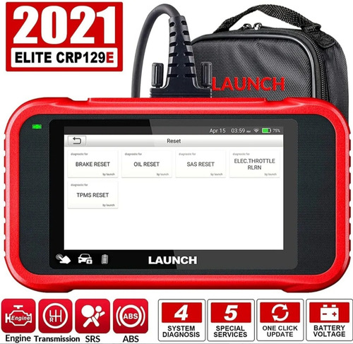 Imagen 2 de 9 de Escaner Launch X431 Profesional Crp129e Calibra Cuerpo De Aceleracion Mas Conector De Tsuru Gratis