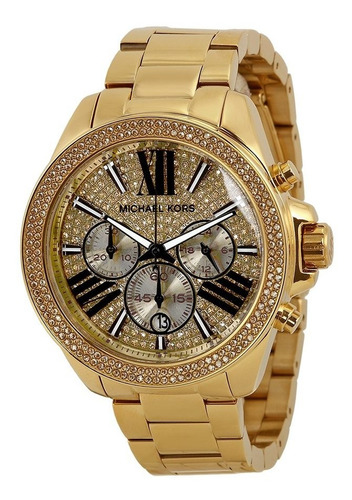 Reloj Michael Kors Para Mujer Tono Oro Mk6095  