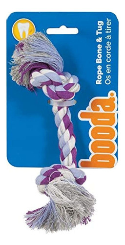 Petmate Booda Two Knot Rope Bone, Multicolor, X-small