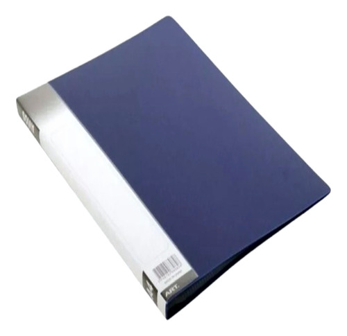 Carpeta  A4 Pvc 20 Folios Transparentes X 10 Unidades