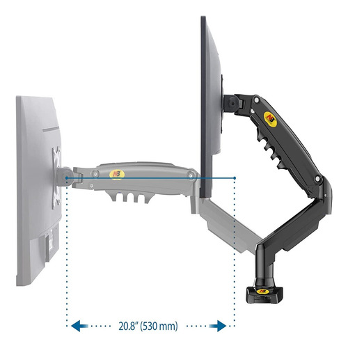 Base Escritorio Soporte Televisor Monitor 17 -30 2-9kg F80