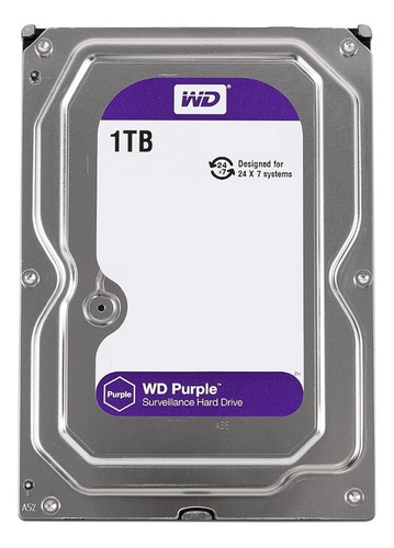 Disco Duro Wd 1tb 5400rpm Optimizado Para Videovigila Purple
