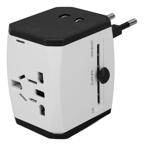 Adaptador De Corriente De Viaje Universal De Pared Todo En U