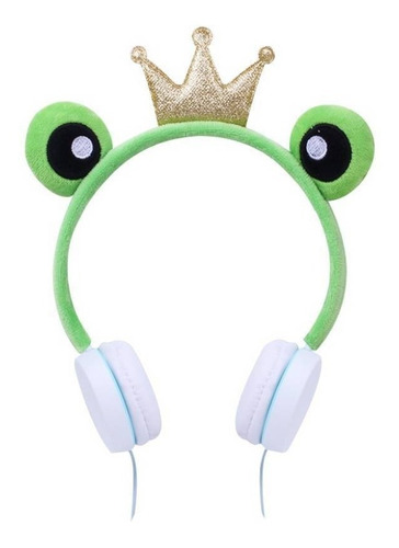 Auriculares Infantil De Vincha Tablet Celu Diseño De Animal