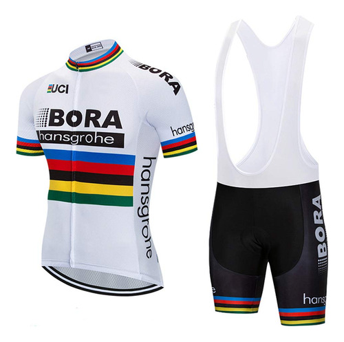 Ciclismo Jersey Bike Team Bora Campen Del Mundo 2018 Verano