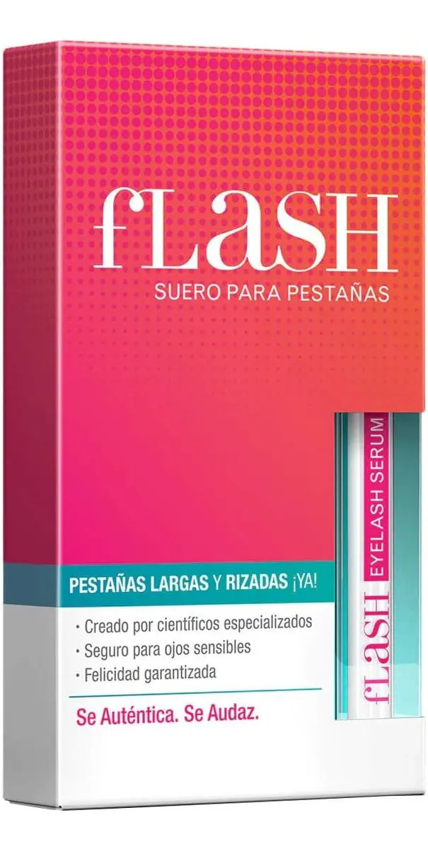 Flash Suero Amplificador De Pestañas 100% 2ml