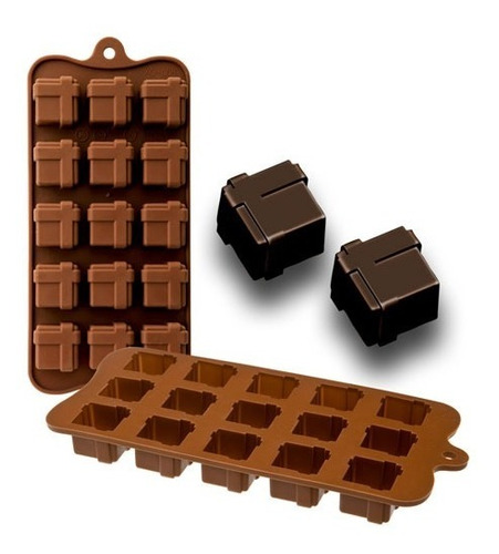 Molde Lfgb Silicon Para Chocolate Forma  Regalo Marca Ibili