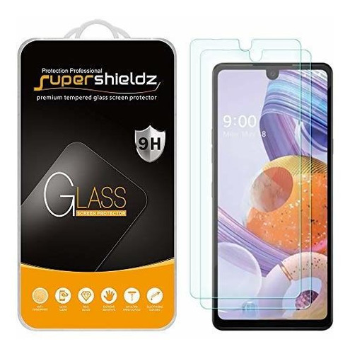 Protector De Pantalla, (2 Pack) Supershieldz Para LG Stylo 6