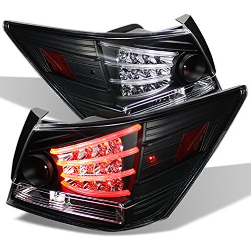 Para Honda Accord 4 Puerta Modelo Sedan Bisel Negro Led Ala