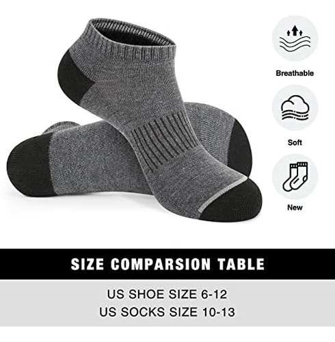 Coovan 8 Pares De Calcetines Tobilleros Para Hombre, Calceti