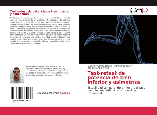 Libro: Test-retest Potencia Tren Inferior Y Asimetrías