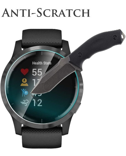 Mica De Cristal Templado 9h Premium Para Garmin Vivoactive 4
