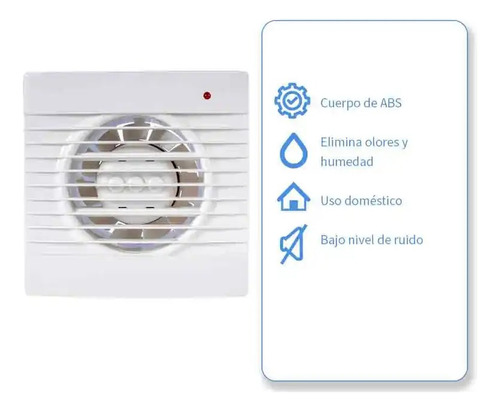 Extractor De Aire Para Interiores Ultrasilencioso Iusa