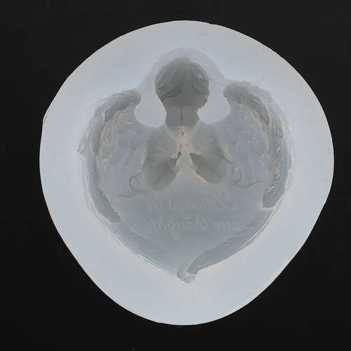 Molde De Silicona Transparente Con Forma De Ángel Guardián H