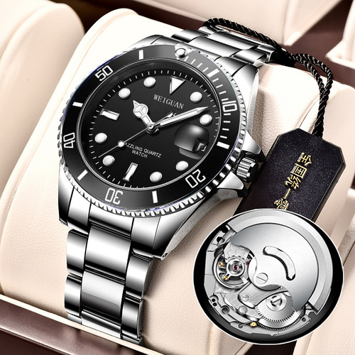 Reloj Automático Mecánico Azul Para Hombre Ghost Quartz